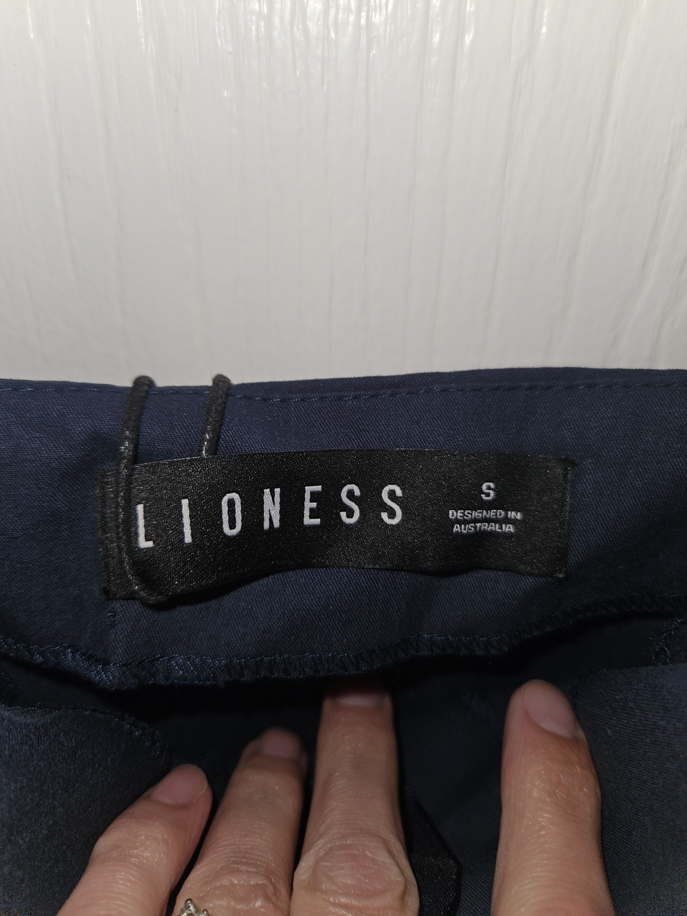 Lioness Navy Hook Eye Corset Pleated Mini Dress - Picture 7 of 8